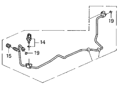 Acura 80341-SW5-A01 Receiver Pipe