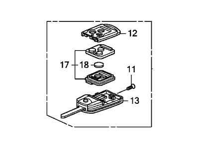 Acura ZDX Key Fob - 35113-SZN-A00