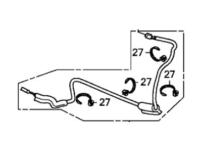 2010 Acura ZDX Antenna Cable - 39159-SZN-A00