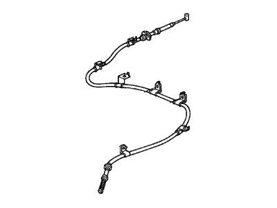 2002 Acura MDX Parking Brake Cable - 47520-S3V-A04