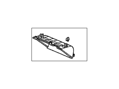 Acura 77291-S3V-A01ZD Panel, Center Garnish (Lower) (Moon Lake Gray)