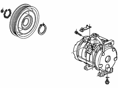 Acura A/C Compressor - 06388-RDJ-505RM