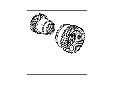 Acura 23411-RDK-305 Gear Set, Secondary Shaft Low