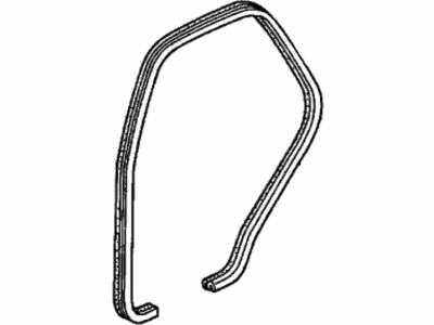 2005 Acura MDX Door Seal - 72815-S3V-A01ZD