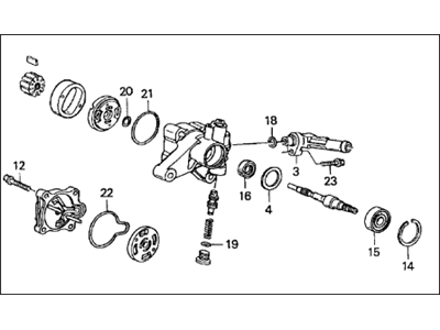 2002 Acura MDX Power Steering Pump - 56110-PGK-A01