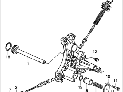 Acura 27200-RDK-010 Regulator Body Assembly