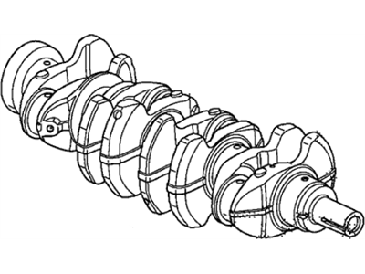 Acura Crankshaft - 13310-R6A-000