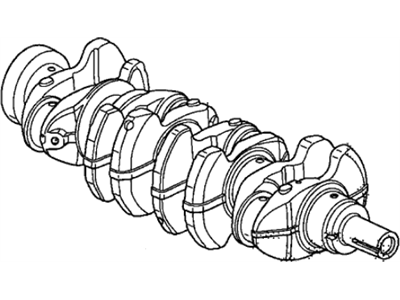 Acura 13310-RZP-000 Crankshaft