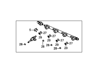 Acura ILX Fuel Rail - 16011-5A2-305