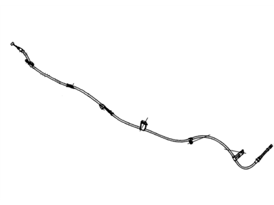 Acura 47560-TV9-A01 Wire B, Driver Side Hand Brake