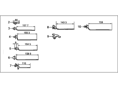 Acura 32156-TX6-A20 Wire, Sunroof