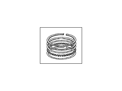 2013 Acura ILX Piston Rings - 13011-R9A-A01