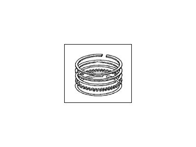 Acura ILX Piston Rings - 13021-RZP-004