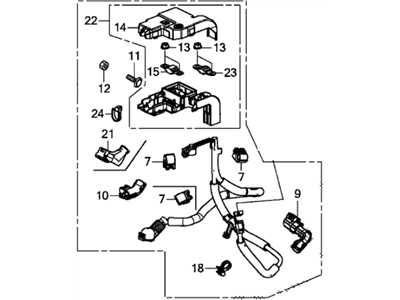 Acura RLX Battery Cable - 32410-TY2-A10