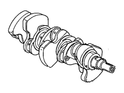 2016 Acura RLX Crankshaft - 13310-R9P-A00