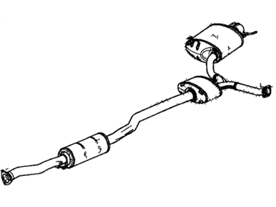 Acura 18307-TY2-A02 Silencer Component , Exhaust