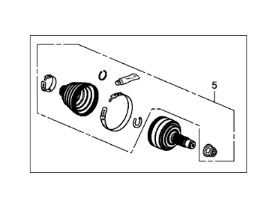 Acura RLX CV Joint - 44014-T2B-A01