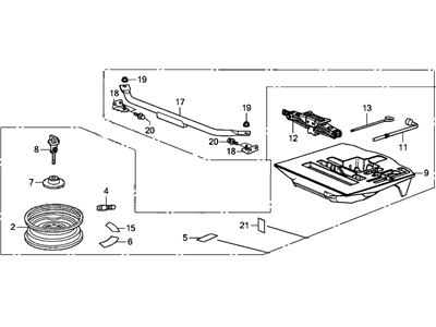 Acura 06421-TY3-A01 Temporary Kit