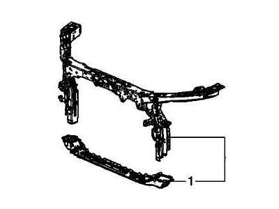 2016 Acura RLX Radiator Support - 60400-TY3-A01ZZ