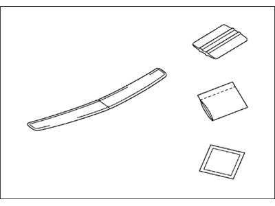 Acura 08P48-TY2-203A Rear Bumper Applique