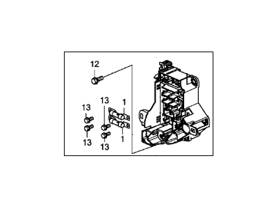 Acura 1E200-5K1-N01 Board Assembly , Sub Junction