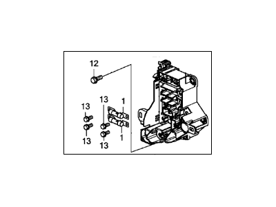 2019 Acura RLX Relay Block - 1E200-5K1-N01