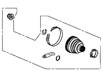 Acura 44018-TGH-A01 Boot Set, Outboard