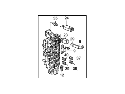 Acura 38200-SK7-A11 Fuse Box Assembly