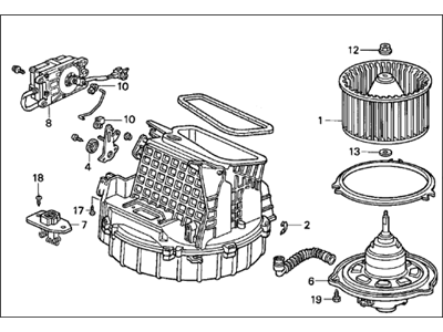 Acura 79300-SK7-C01 Blower Assembly