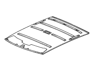 Acura 83200-SK8-A02ZC Lining Assembly, Roof (Natural Beige)