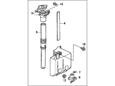 Acura Integra Washer Reservoir - 76801-SK8-A01