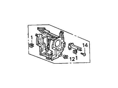 Acura 77151-SK7-A01 Frame, Front Console Instrument Center