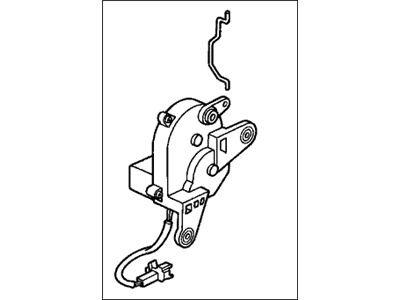 Acura 72655-SK8-004 Left Rear Door Lock Actuator Assembly (Mitsui Kinzoku)