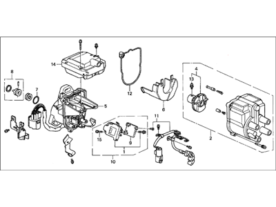 Acura 30100-PR4-A05 Distributor Assembly (Td-23U) (Tec)