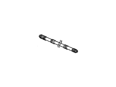 1990 Acura Integra Axle Shaft - 44011-SK7-J14