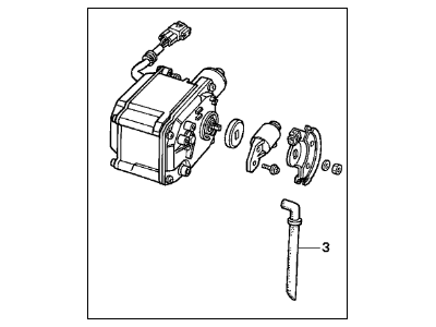 1992 Acura Integra Cruise Control Servo - 36510-PR4-A02