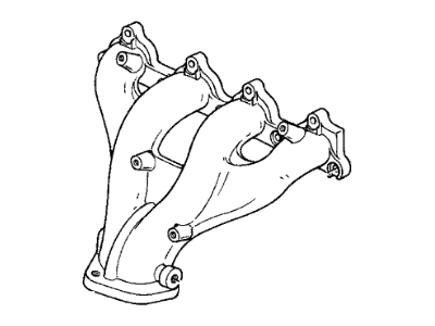 Acura 18100-PR4-A01 Manifold Assembly, Exhaust