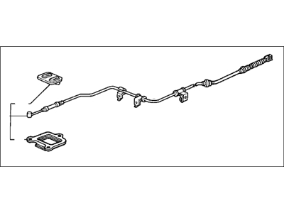 1991 Acura Integra Parking Brake Cable - 47560-SK8-932