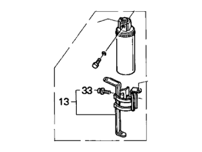 Acura 80351-SK7-H11 Receiver (Retrofit)