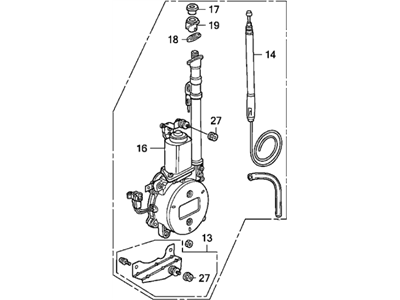 1993 Acura Integra Antenna - 39150-SK8-305