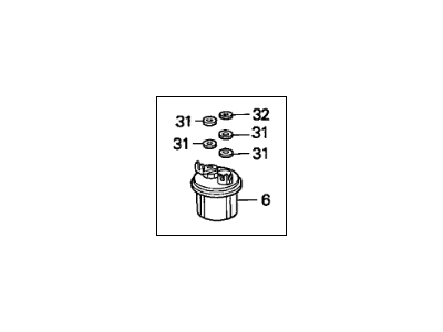 Acura 16010-SK7-A60 Fuel Filter Set