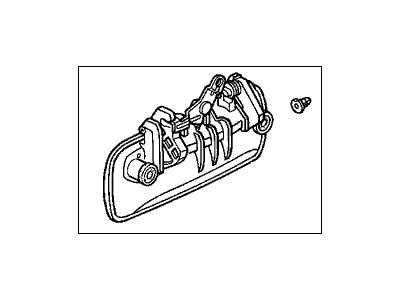 Acura 72640-SK8-J01ZK Right Rear Handle Assembly (Outer) (Frost White) (Hondalock)