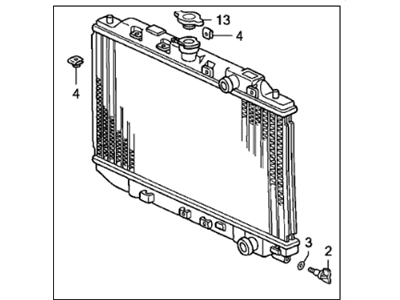 Acura Integra Radiator - 19010-PR3-024