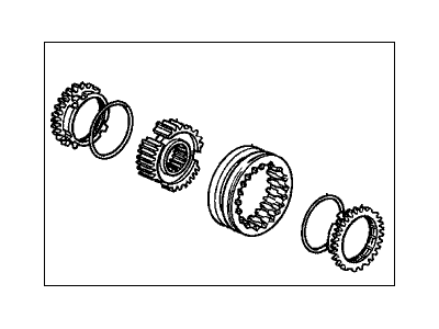 Acura 23623-PY1-E00 Sleeve Set, Synchronizer (3-4)