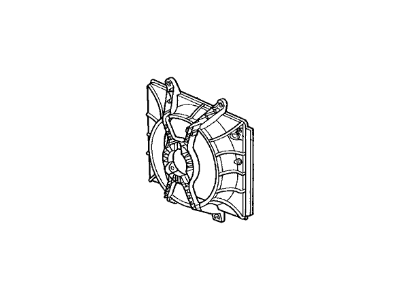 2000 Acura Integra Fan Shroud - 19015-P72-003
