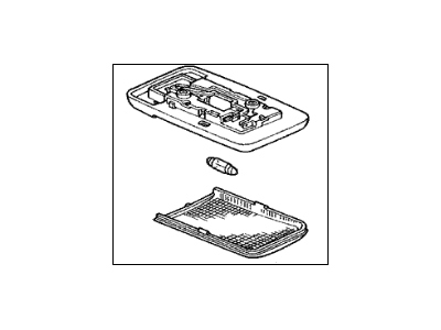 Acura 34250-SJ4-013ZA Light Assembly, Interior (Coast Sand) (Daiichi)