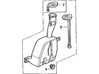 1994 Acura Integra Washer Reservoir - 76841-SR3-A01