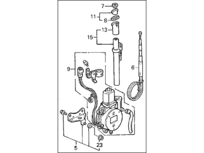 1994 Acura Integra Antenna - 39150-ST8-A01