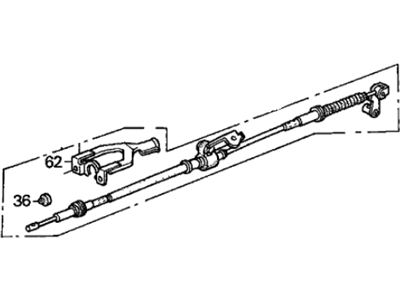 Acura 54315-SR3-N82 Dudubuy Gear Shift Cable