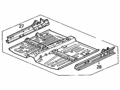 Acura Floor Pan - 65100-ST8-A20ZZ